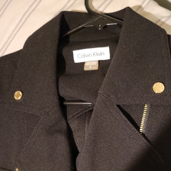 Calvin Klein Black Dress with Gold Details - Picture 2 of 6